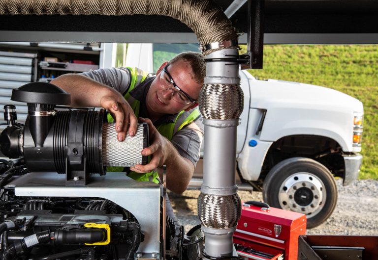 Preventative maintenance on generator