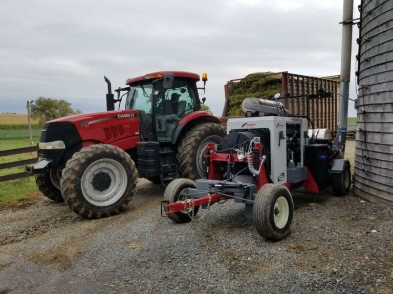 FPT Engine on a Fieldline Forage Blower