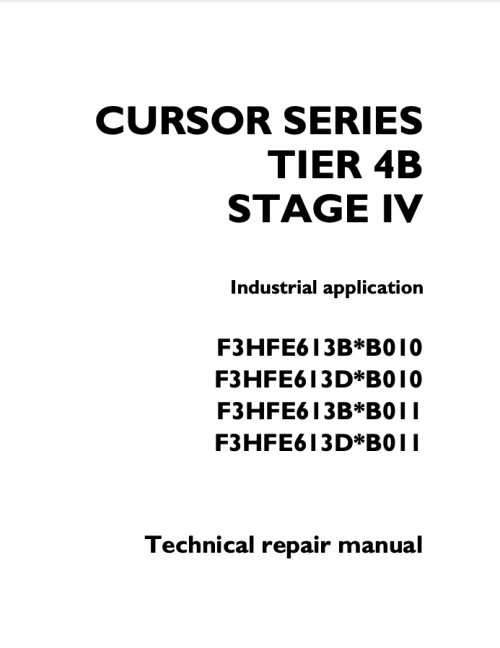 HT Tier 4B 6 Cylinder