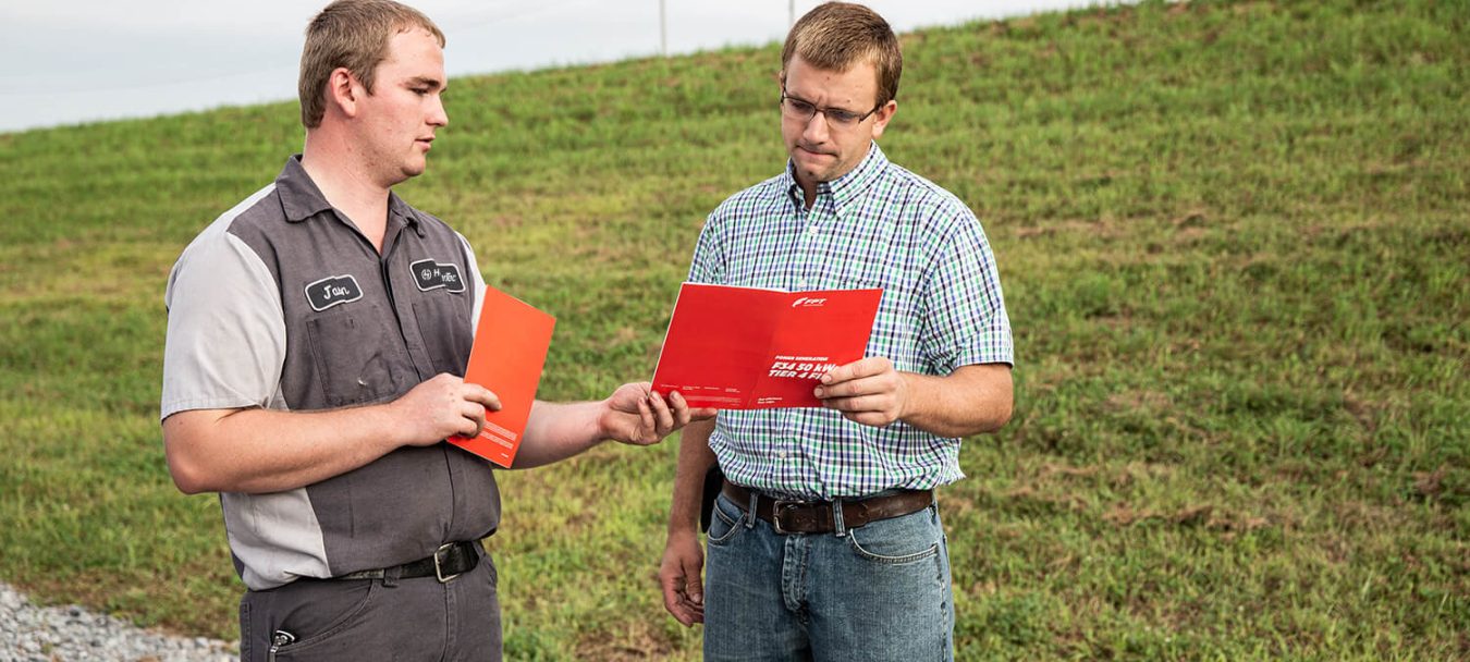 Hoovertec staff giving engineering support