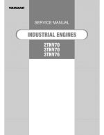 Yanmar New TNV-IDI Service Manual cover page